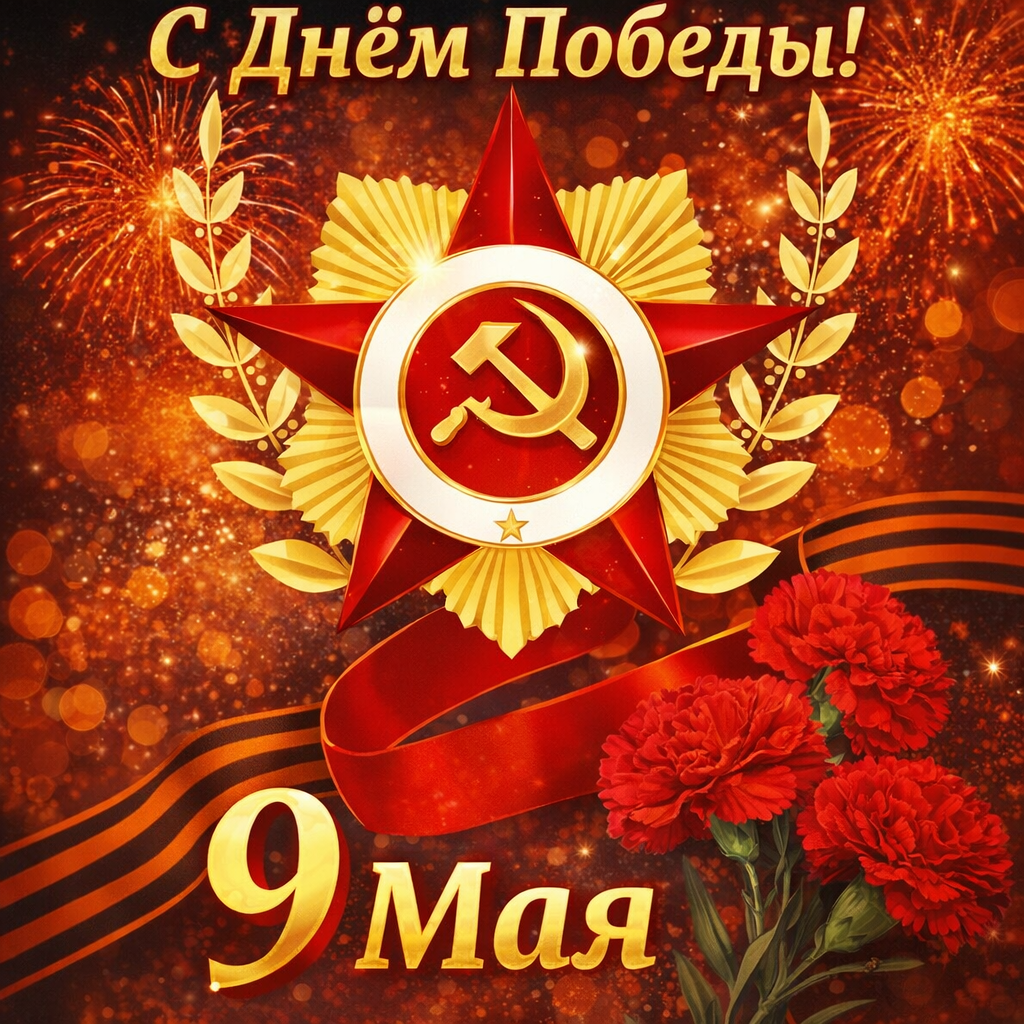 С Днём Победы! 9 Мая — помним, гордимся, благодарим